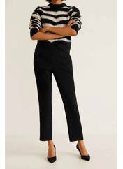 Pantalon Mango Skinny Rayé Blanc Cassé Et Noir - Taille 36, Neuf Avec étiquettes