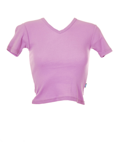 teddy smith t-shirts fille de couleur parme