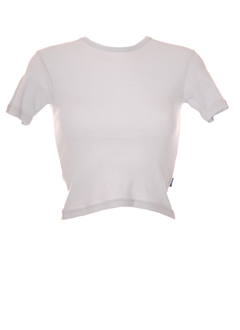 teddy smith t-shirts fille de couleur bleu ciel