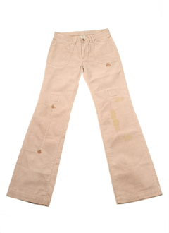 teddy smith pantalons fille de couleur parme