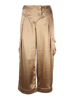 sportmax pantacourts femme de couleur bronze