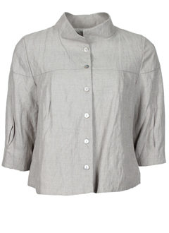 lino factory vestes femme de couleur gris