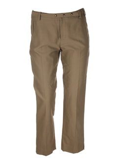 pier antonio gaspari pantacourts femme de couleur camel