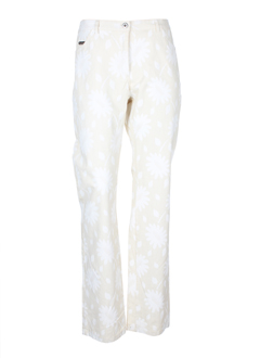 andamio pantalons femme de couleur ecru