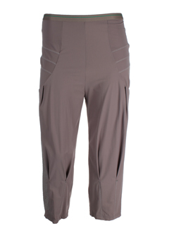 c pantacourts femme de couleur taupe