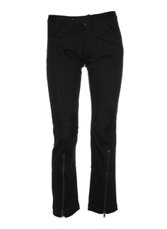 charlie joe pantalons femme de couleur noir