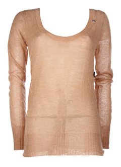 rag restyle pulls femme de couleur marron clair