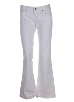 fornarina pantalons femme de couleur ecru