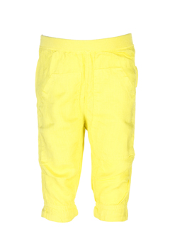 taille 0 pantalons fille de couleur jaune