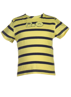 taille 0 t-shirts garçon de couleur jaune