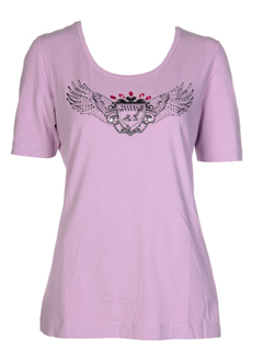 airfield t-shirts femme de couleur mauve
