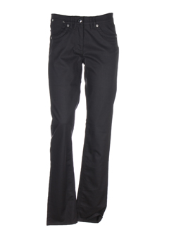 luisa cerano jeans femme de couleur noir