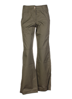 jocavi pantalons femme de couleur kaki