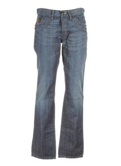 stone aged jeans homme de couleur bleu fonce