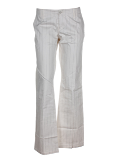 freeman t.porter pantalons femme de couleur ecru