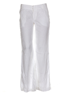 guess pantalons femme de couleur blanc