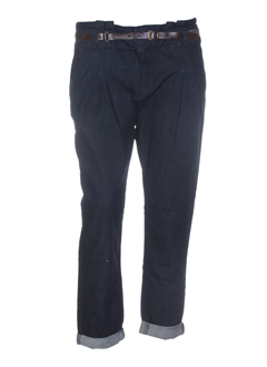 ltb pantacourts femme de couleur bleu fonce