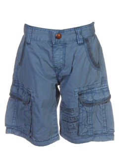 guess pantacourts garçon de couleur bleu