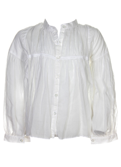 jean bourget chemises fille de couleur blanc