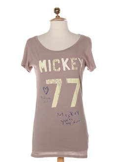 maison scotch t-shirts femme de couleur vieux rose
