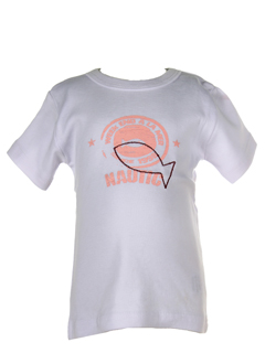 week end a la mer t-shirts / tops fille de couleur blanc