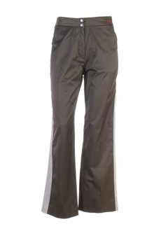 fleur de sel pantalons femme de couleur kaki