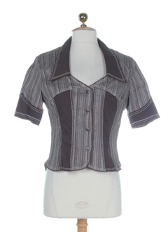 bleu d'azur vestes femme de couleur marron clair