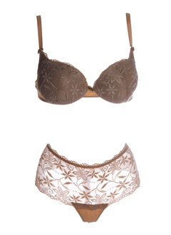 lizetta lingerie femme de couleur beige