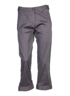 lino factory pantalons femme de couleur gris perle