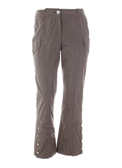 airfield pantacourts femme de couleur taupe