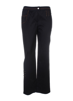 my way pantalons femme de couleur noir