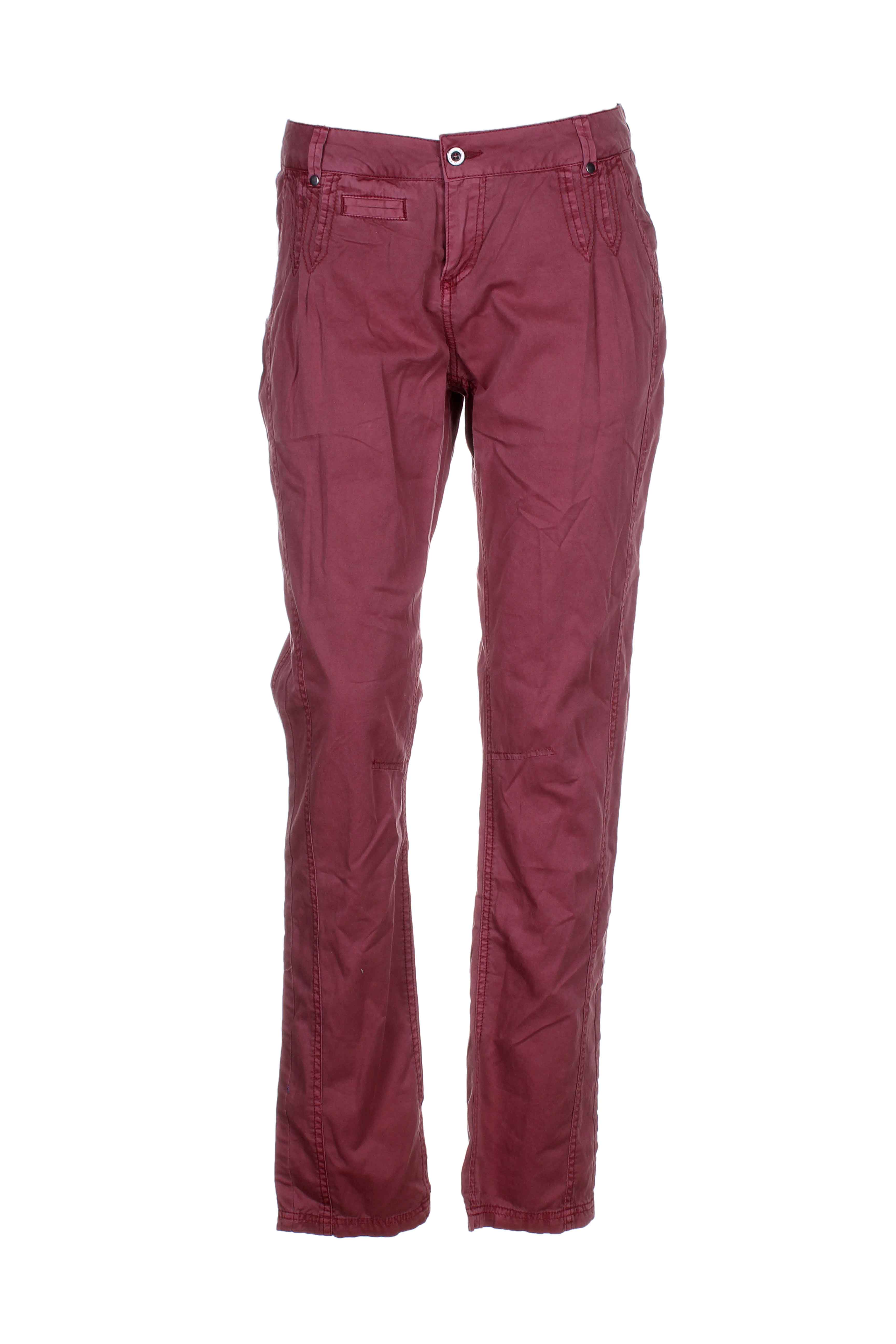 nü pantalons femme de couleur jaune