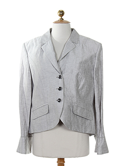 initiative vestes femme de couleur gris perle