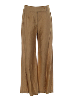 batiste pantalons femme de couleur camel