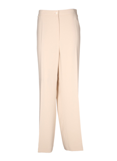 devernois pantalons femme de couleur ecru