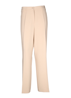 devernois pantalons femme de couleur ecru