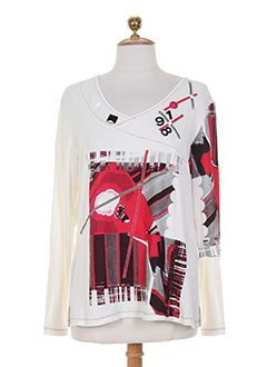 be the queen t-shirts / tops femme de couleur ivoire