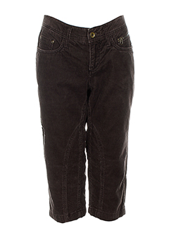 esprit pantacourts femme de couleur marron fonce