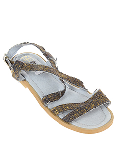 ubik chaussures fille de couleur bleu multicolore