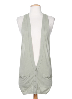 shyde gilets femme de couleur gris