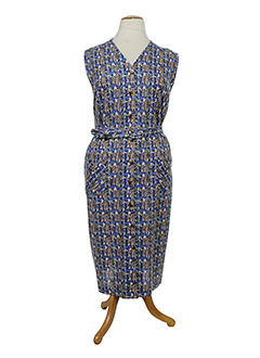 francoise de france robes femme de couleur bleu
