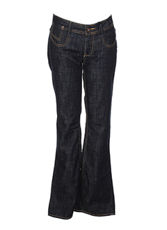 ddp pantalons fille de couleur bleu