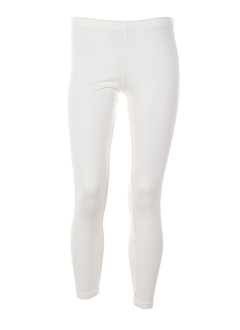 animale pantalons femme de couleur blanc