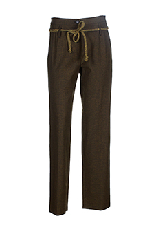 rosa rosam pantalons femme de couleur marron