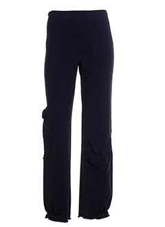 rosa rosam pantalons femme de couleur noir