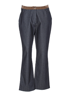 kiplay pantalons femme de couleur bleu