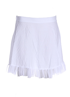 zone bleue jupes femme de couleur blanc