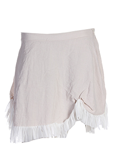 zone bleue jupes femme de couleur beige