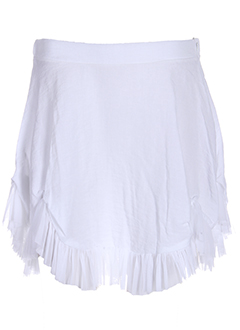 zone bleue jupes femme de couleur blanc