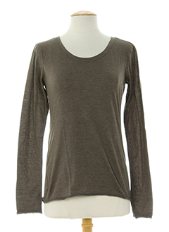 charlie joe t-shirts femme de couleur marron